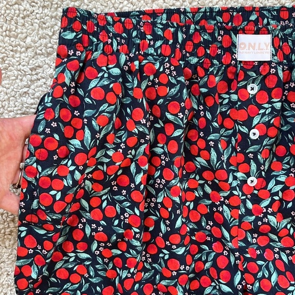 OLD NAVY Poplin Bralette + PJ Bottoms Set Size Small - Picture 2 of 15